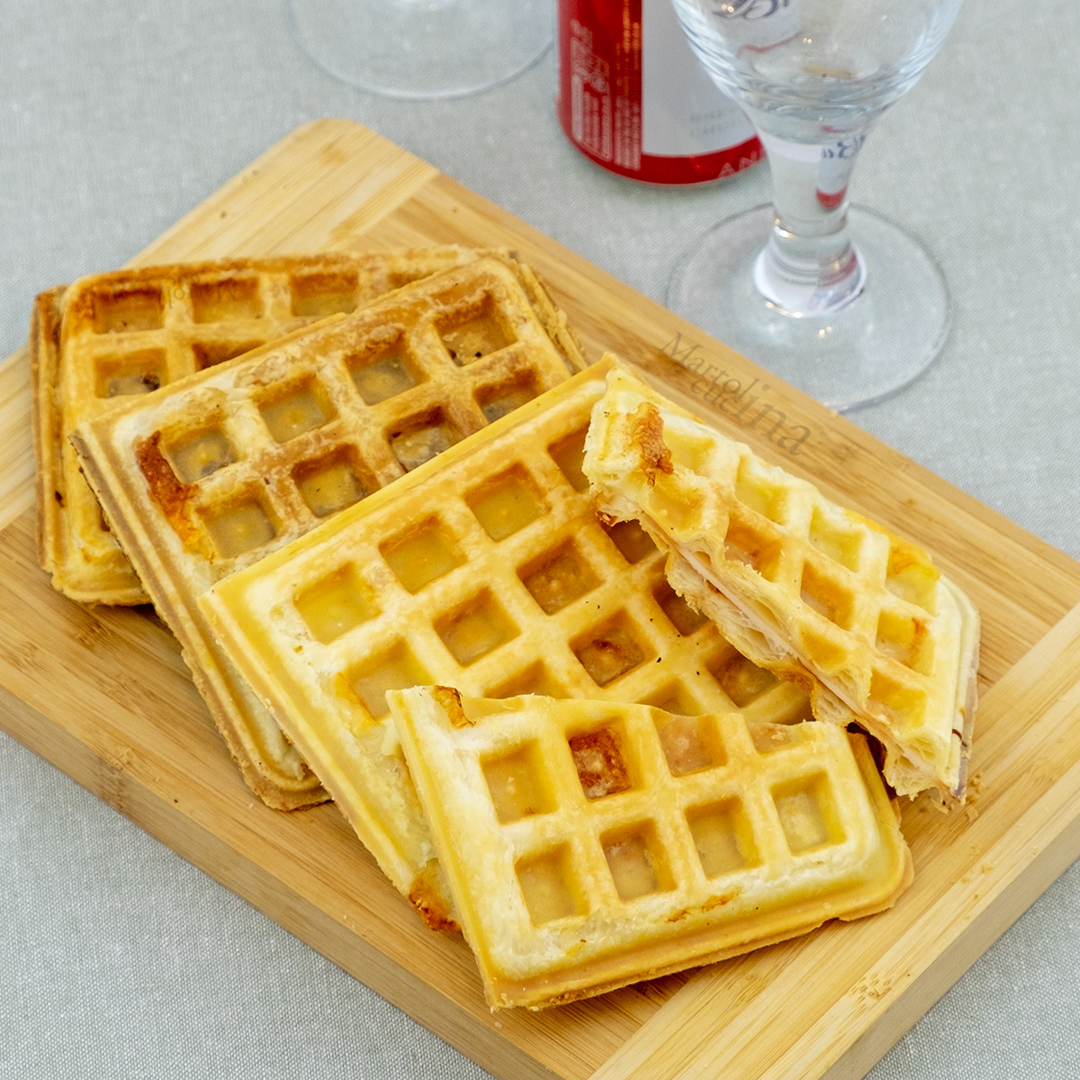 Waffle sfoglia salati