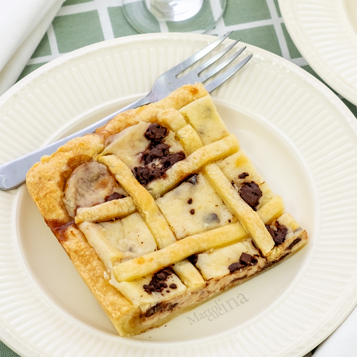 Crostata ricotta cioccolata
