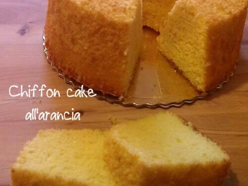 CHIFFON CAKE ALL’ARANCIA