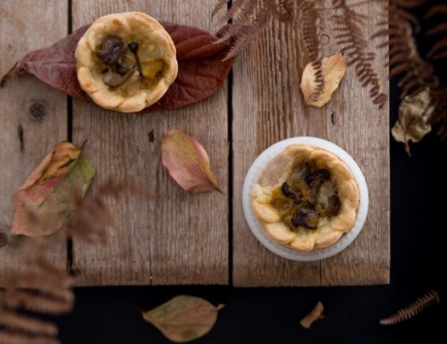 Tartellette zucca e funghi