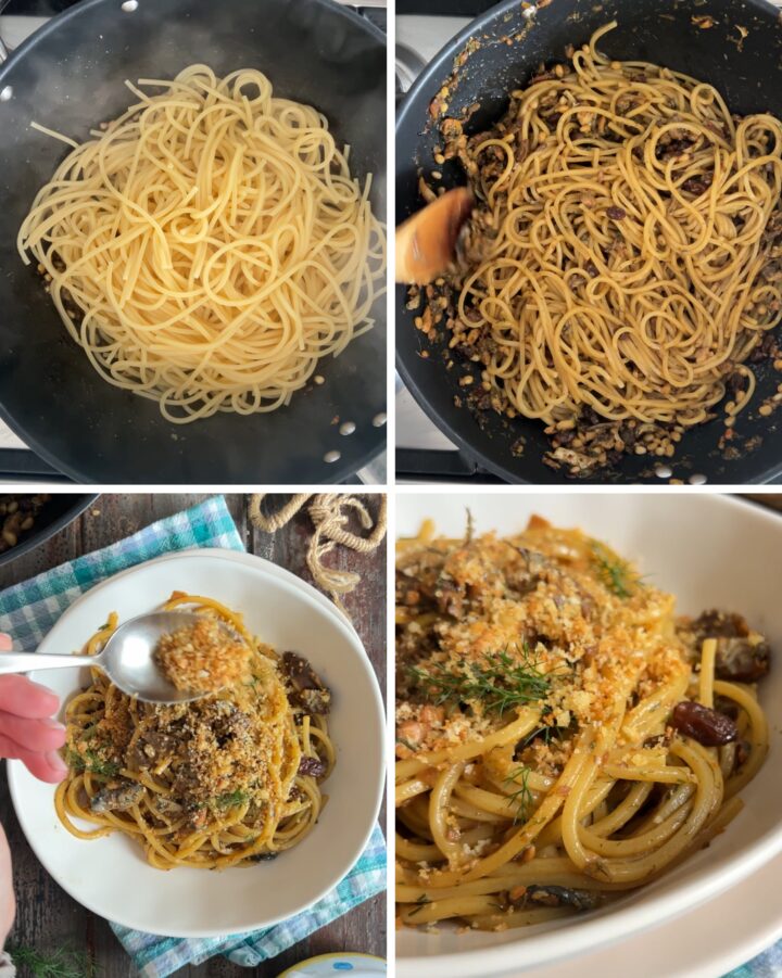 PASTA CON LE SARDE passo passo 8
