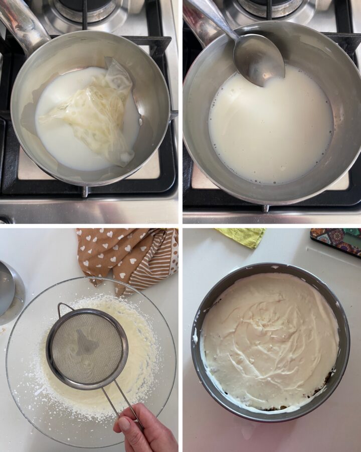 cheesecake al limone passo passo 3 - crema di formaggio