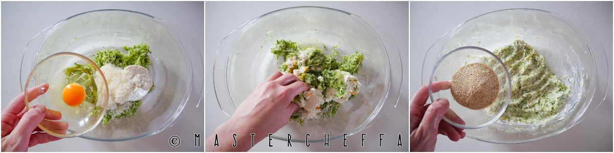 Polpette di zucchine e ricotta al forno - secondo vegetariano leggero