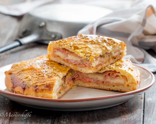 torta brioche prosciutto e formaggio