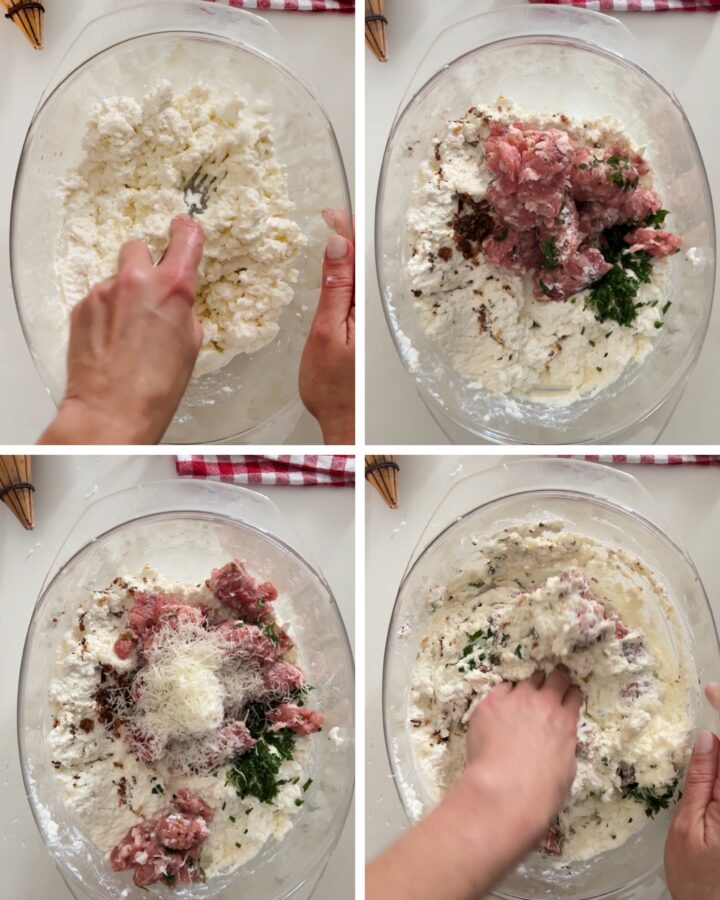 tomasini ricotta e salsiccia passo passo 5