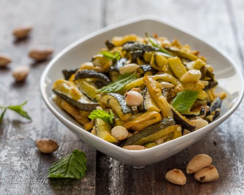 zucchine in agrodolce con le mandorle