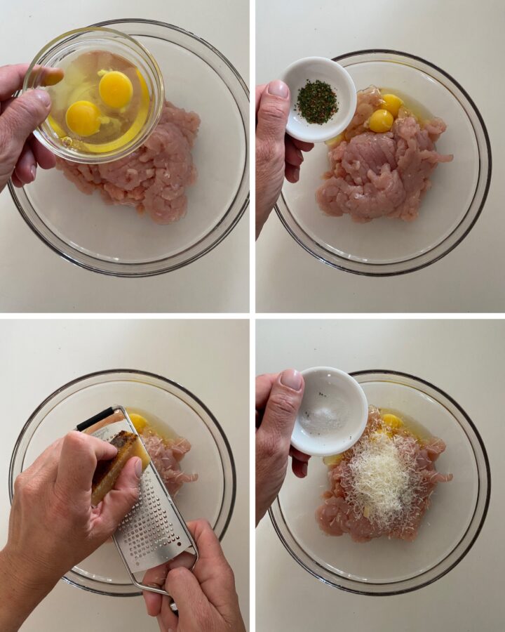 polpette di pollo al limone passo passo 2