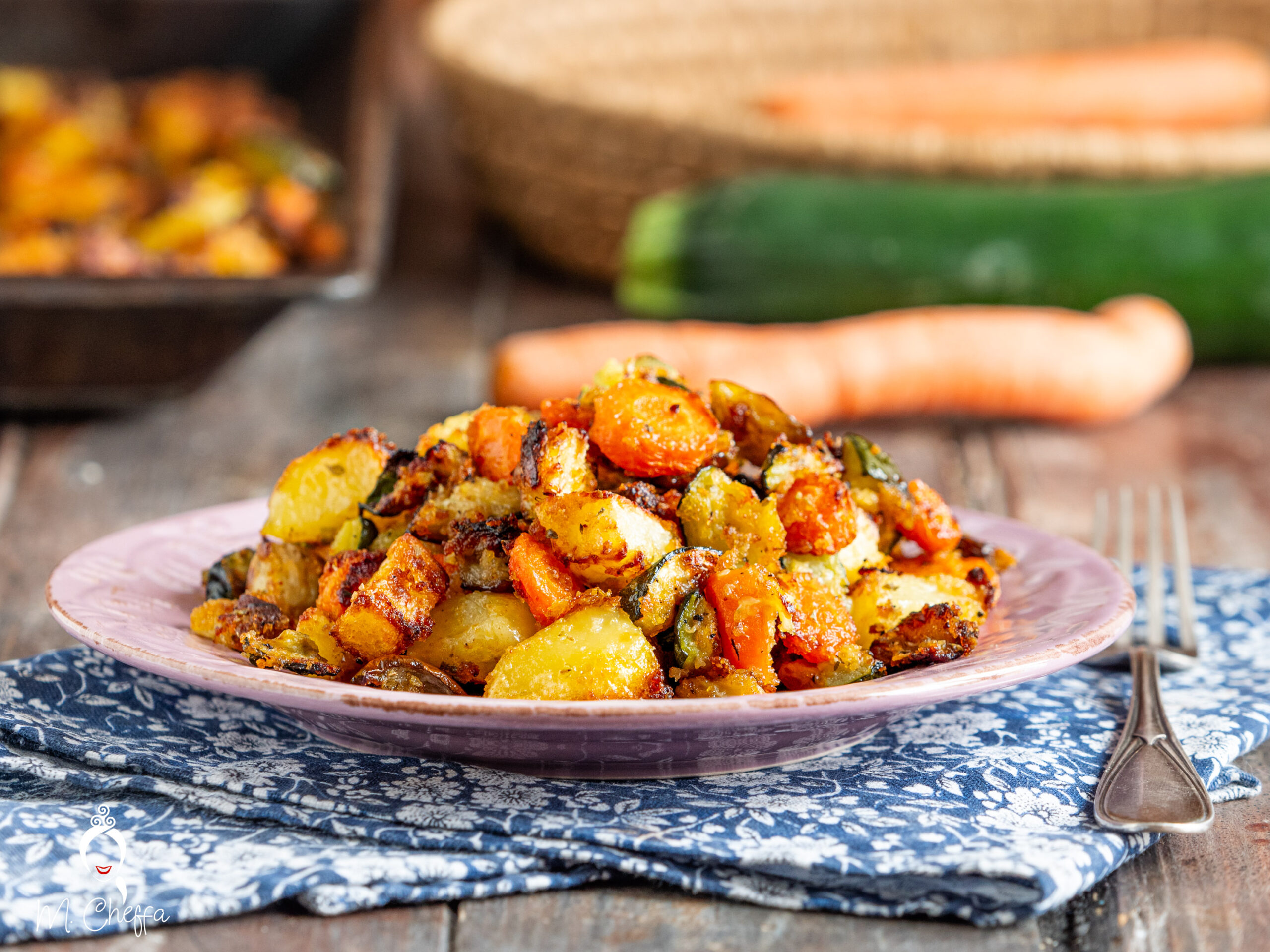 Verdure sabbiose al forno