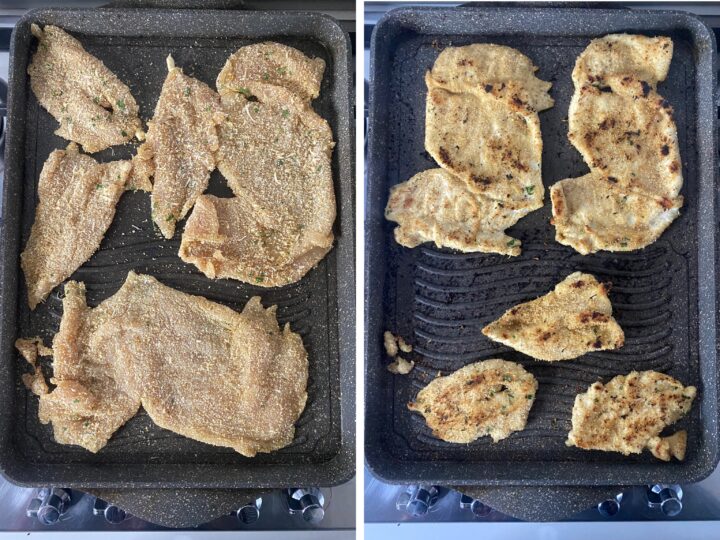 palermitane di pollo passo passo 3: la cottura
