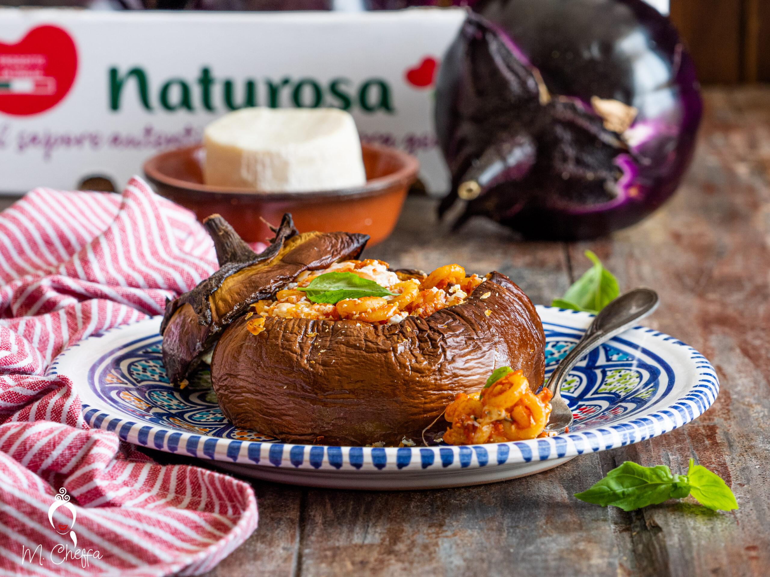 melanzane ripiene di pasta