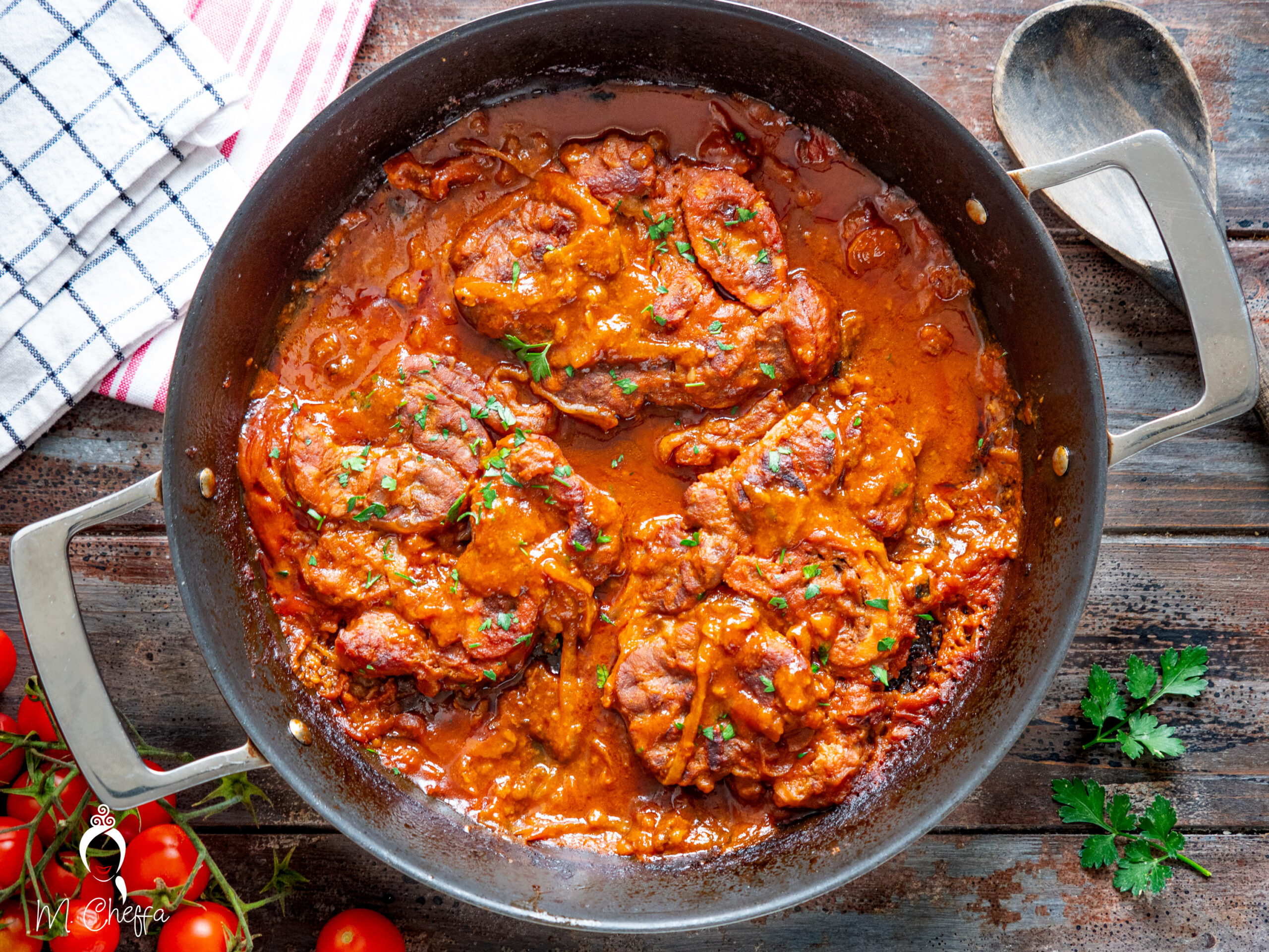 Ricetta ossobuco al pomodoro morbidissimo - Mastercheffa