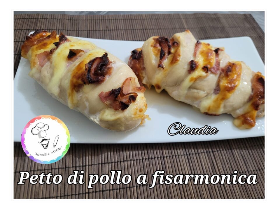 Petto di pollo farcito a fisarmonica • Sale & Zucchero, Ricetta