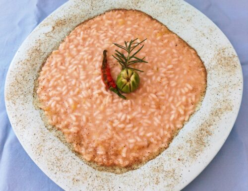 Risotto ai fioroni mantecato al kefir greco