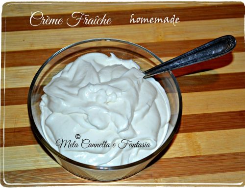 Crème Fraîche fatta in casa (homemade)