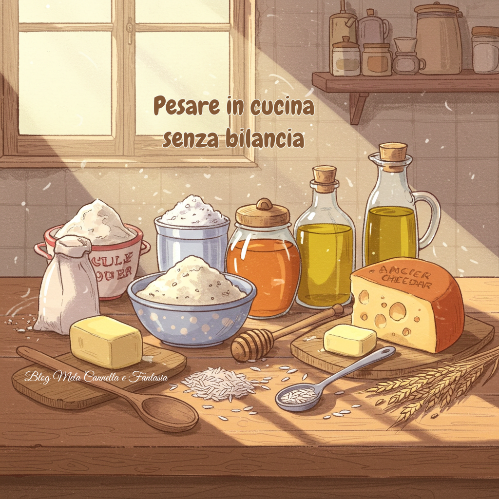 pesare gli ingredienti senza bilancia