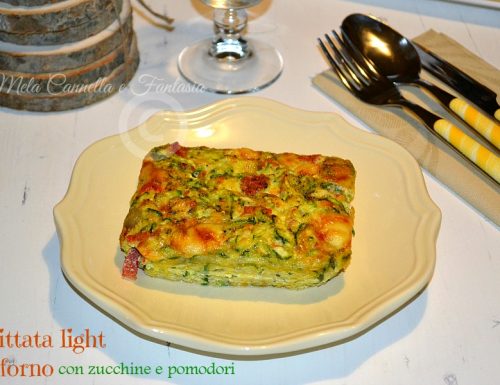 Frittata light al forno con zucchine e pomodori – ricetta veloce