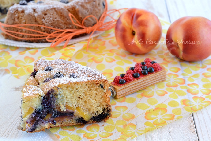 torta ai mirtilli