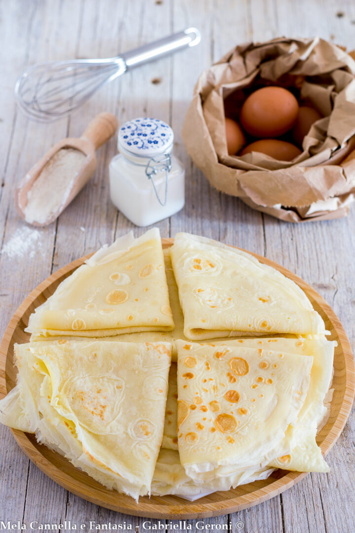 Crepes Ricetta Base Per Preparazioni Dolci E Salate