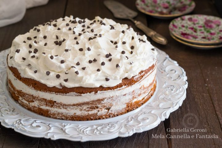 torta cioccolato e panna