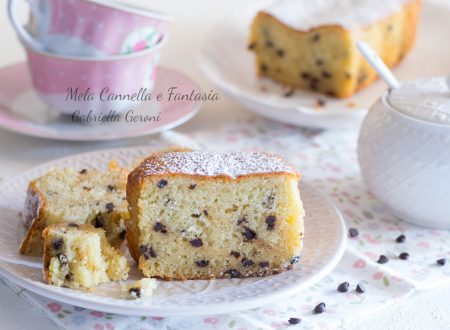 Plumcake morbido alla ricotta con gocce di cioccolato