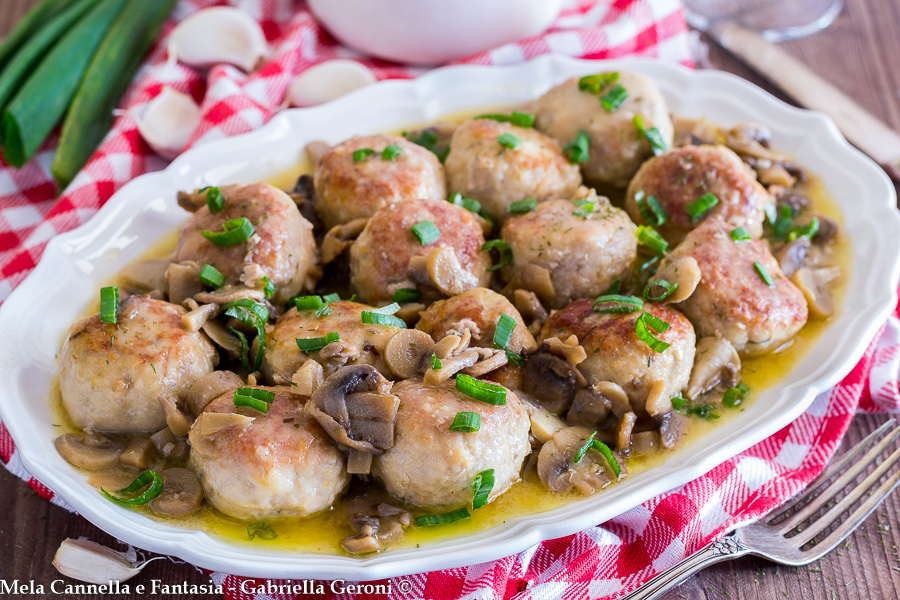 polpette di pollo
