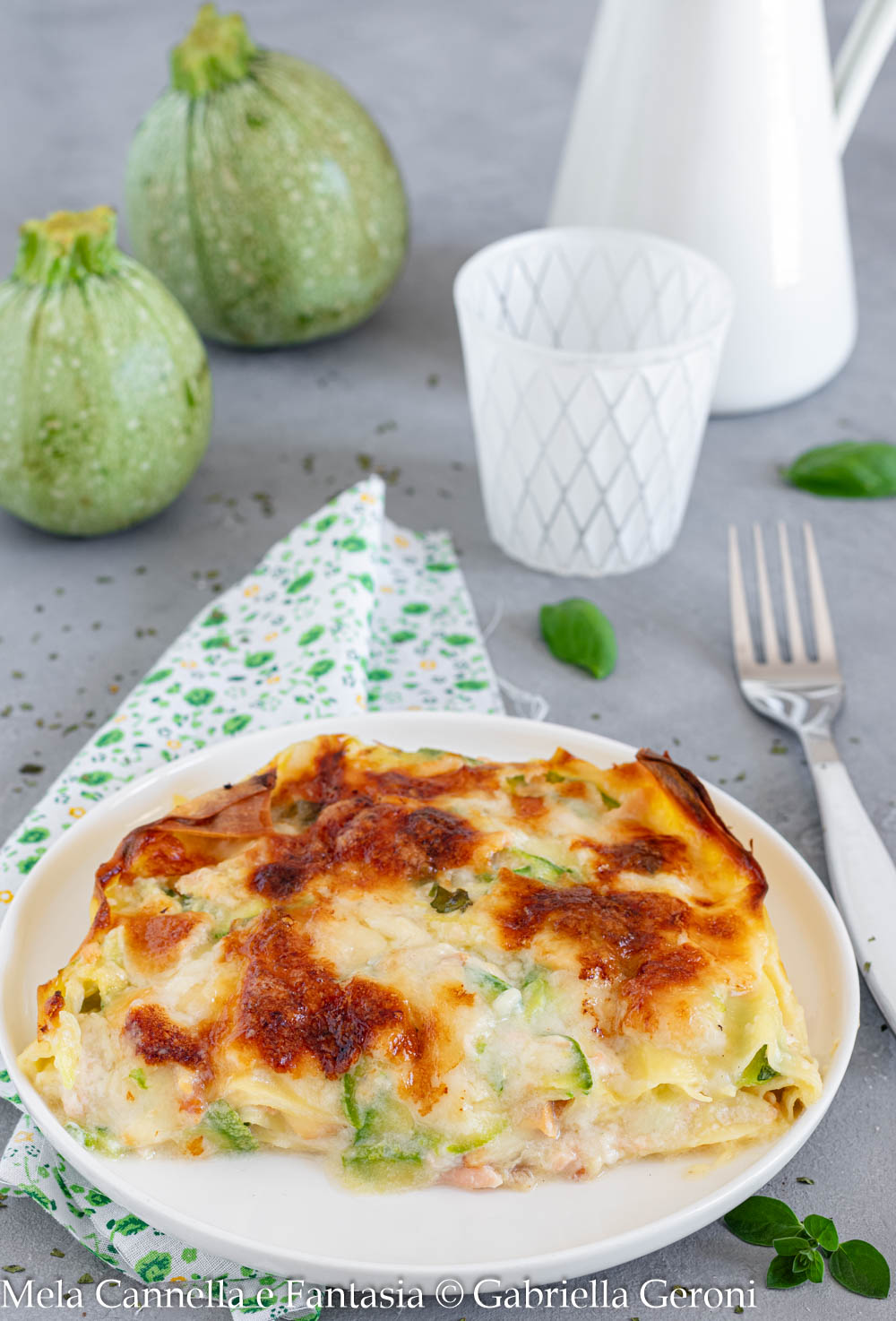 lasagna zucchine e salmone