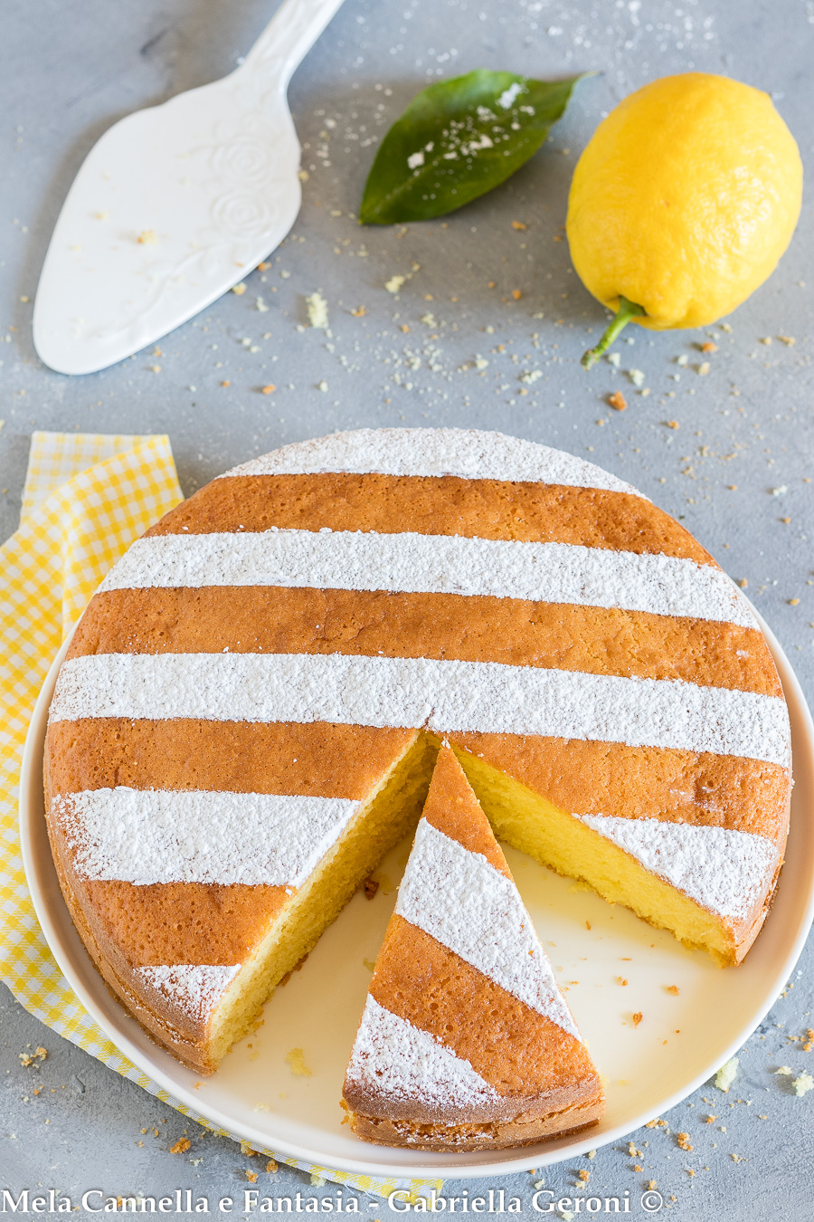 torta al limone sofficissima