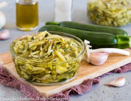 Zucchine sott’olio ricetta facile e gustosissima