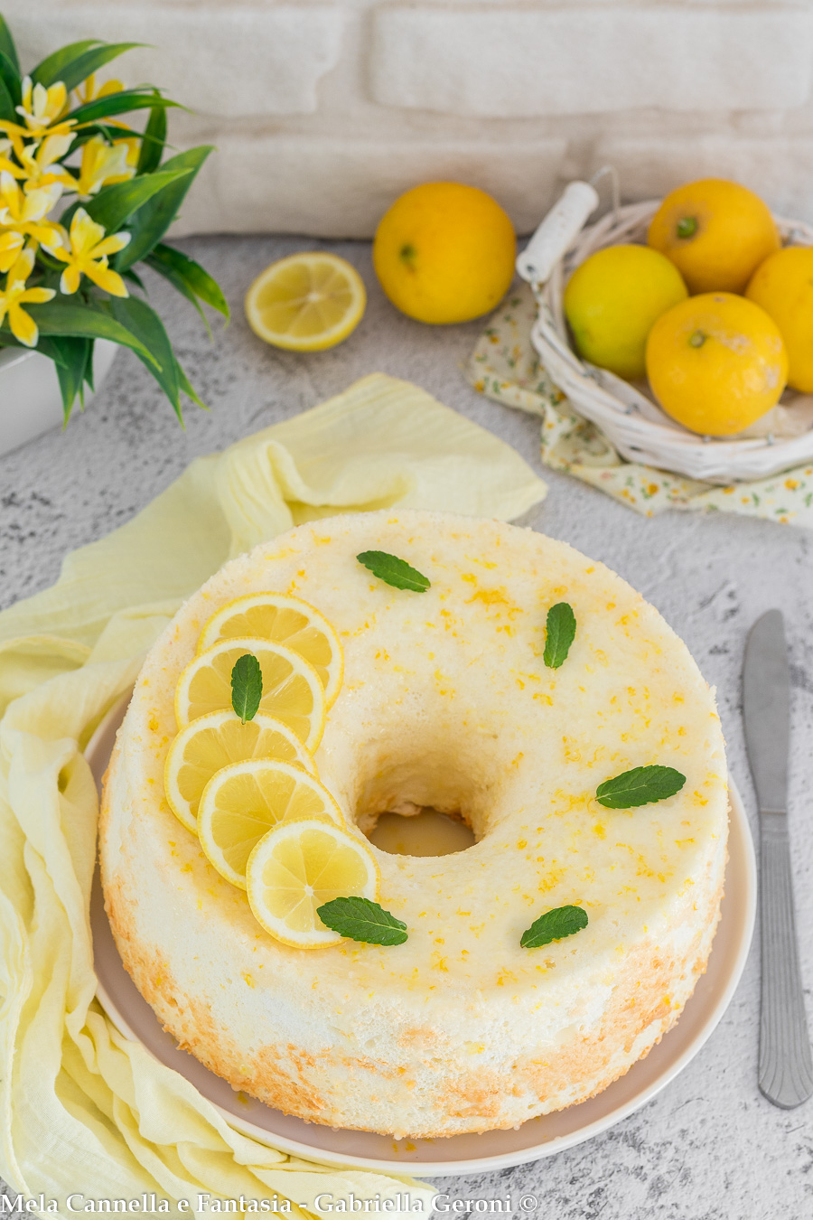 angel cake al limone