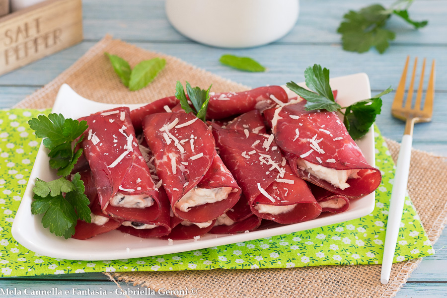 involtini di bresaola con tonno