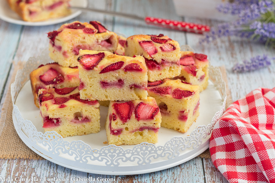 torta fragole e ricotta