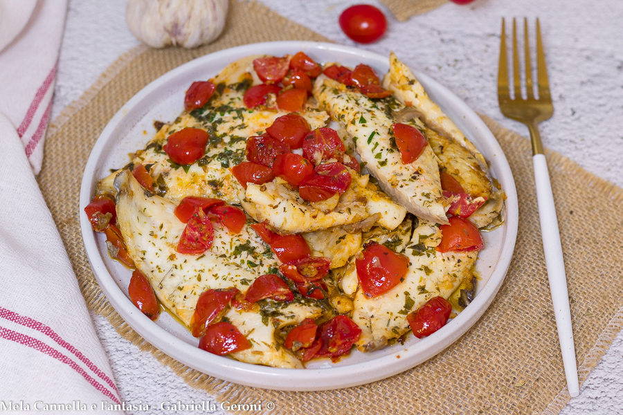 filetti di orata alla mediterranea