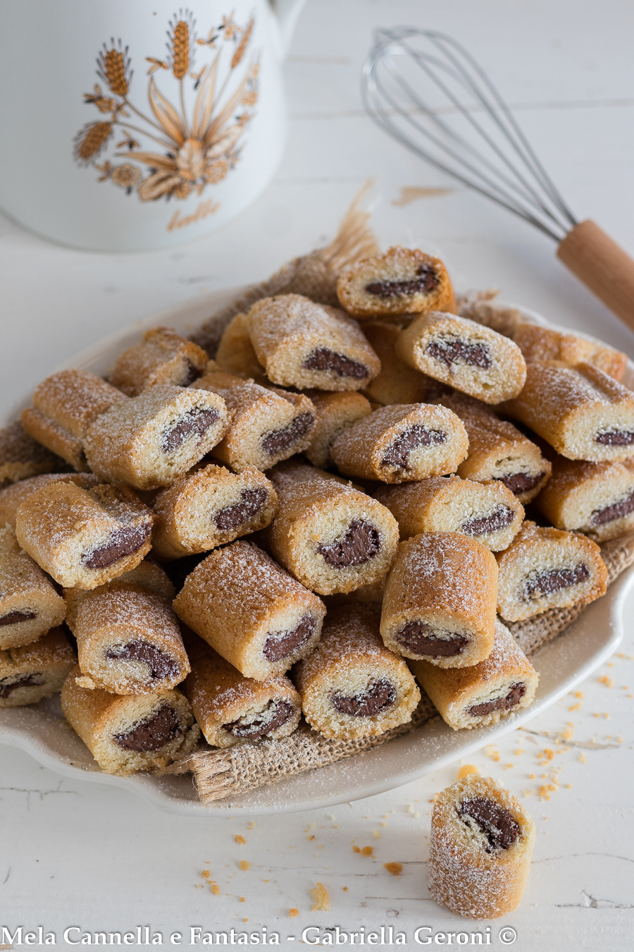 biscottini con nutella morbidi