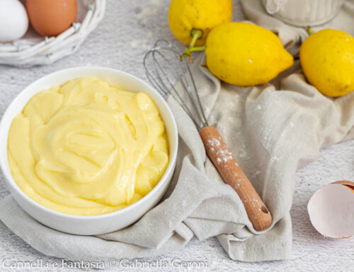 Crema pasticcera al limone con foto passo passo