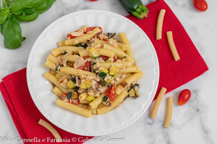 ziti con pesce persico