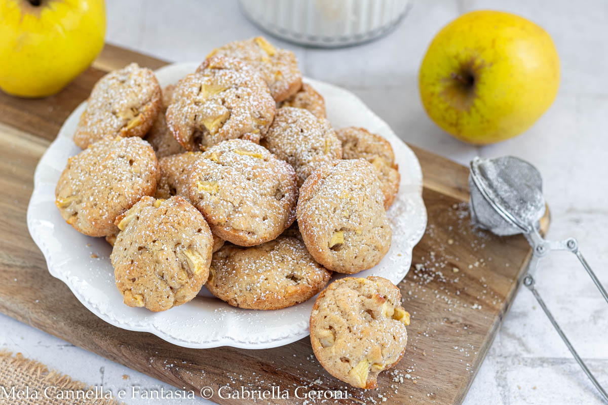 ricetta biscotti morbidi alle mele