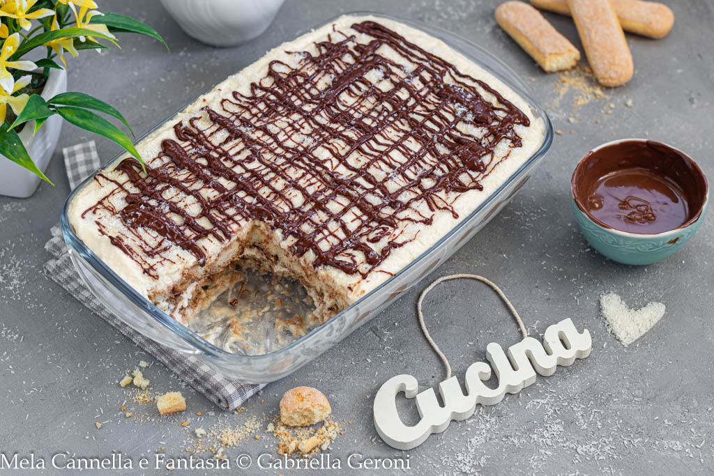 tiramisù al cocco e nutella