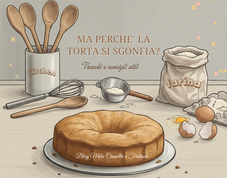 perchè la torta si sgonfia consigli utili