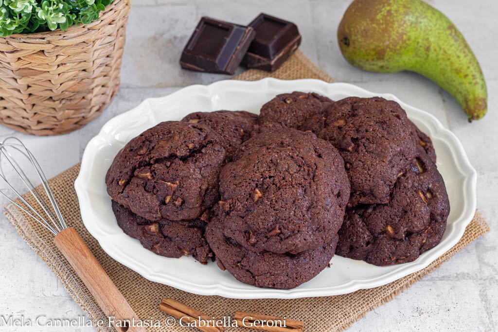 biscotti morbidi pere e cioccolato golosissimi