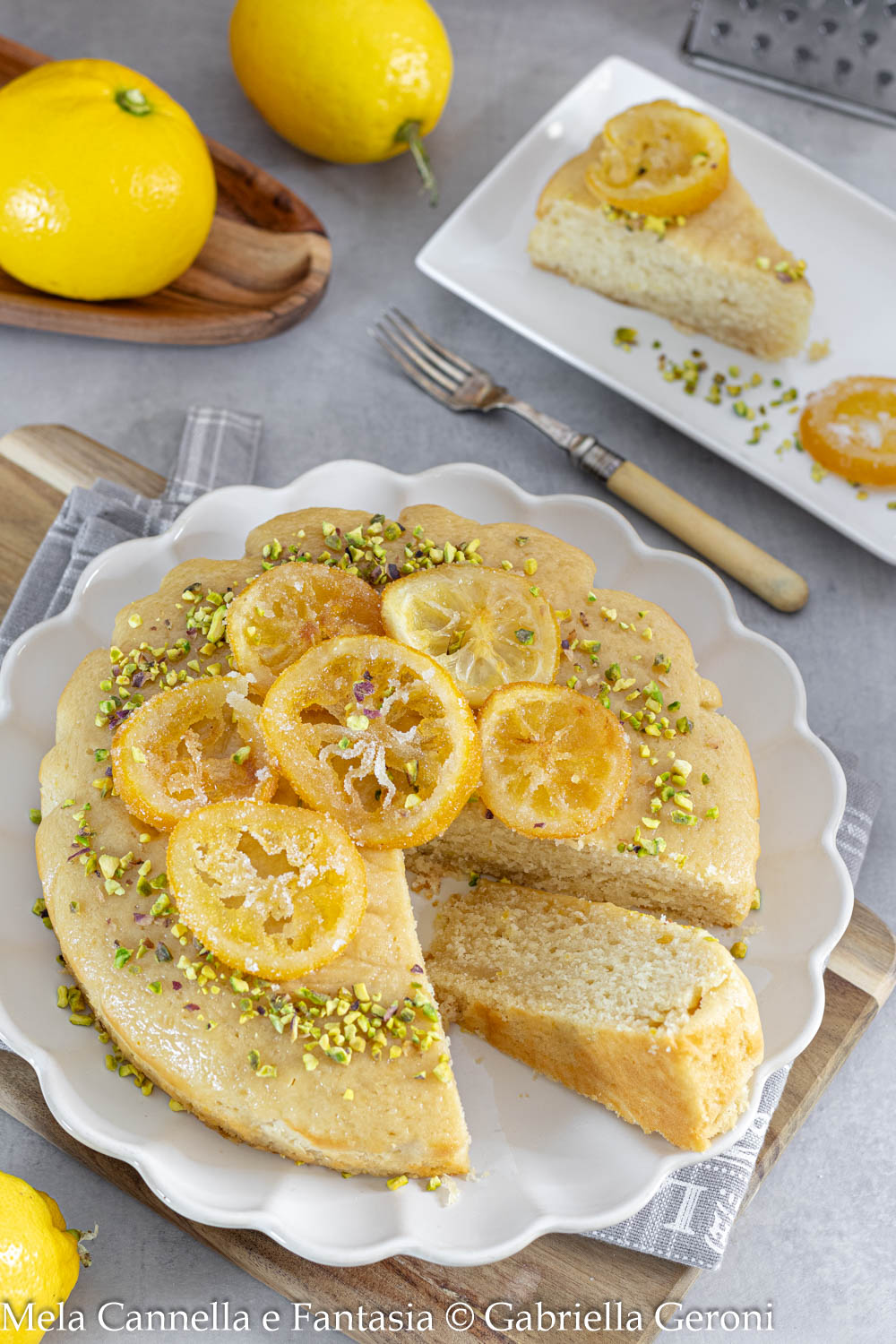 torta vegana al limone