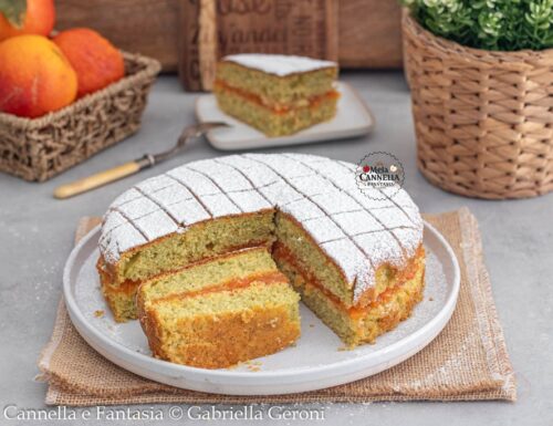Torta all’arancia con crema all’arancia ricetta paesana