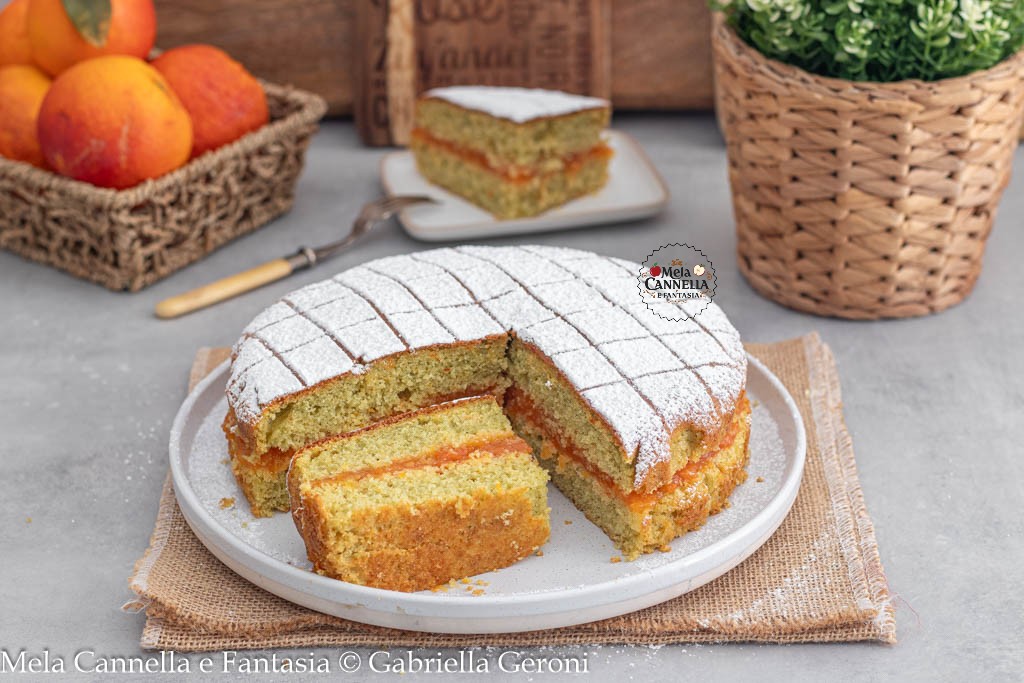 torta all'arancia senza lattosio