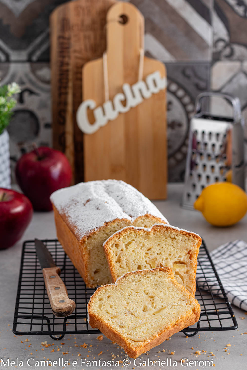 plumcake sofficissimo alle mele senza lattosio