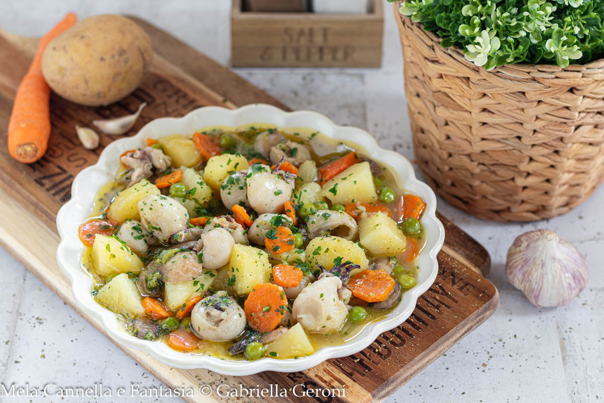 seppioline in umido con patate e carote