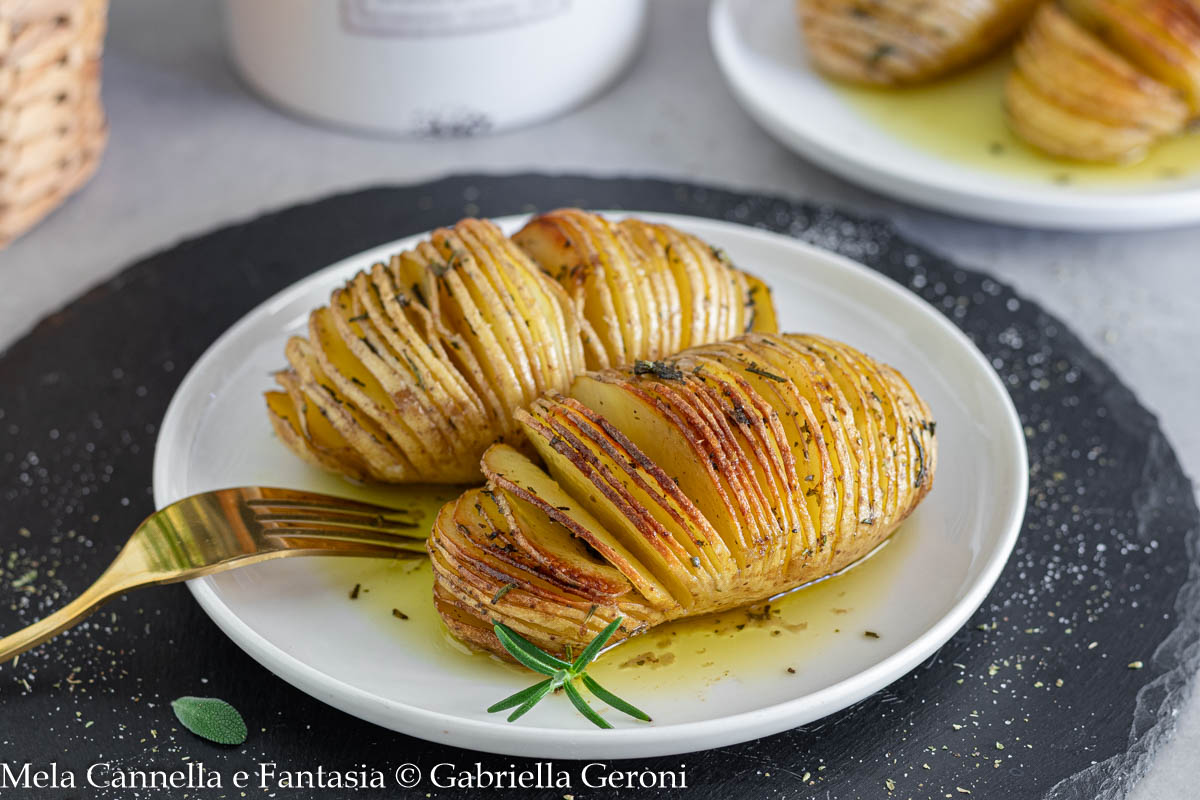 patate Hasselback ricetta al forno