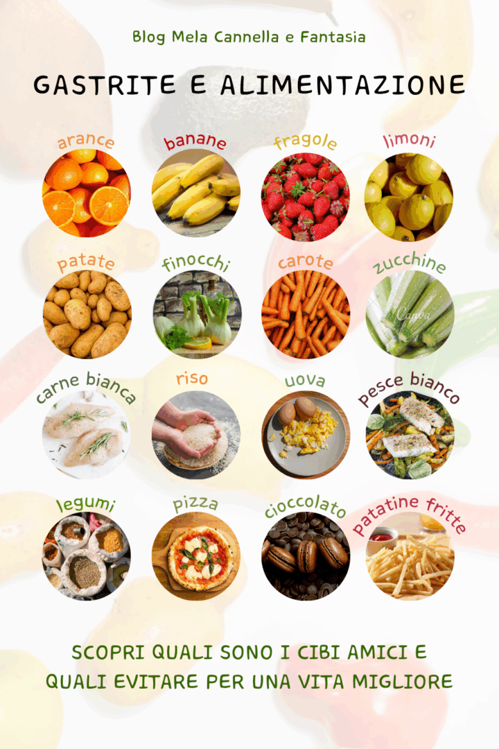 gastrite e alimentazione