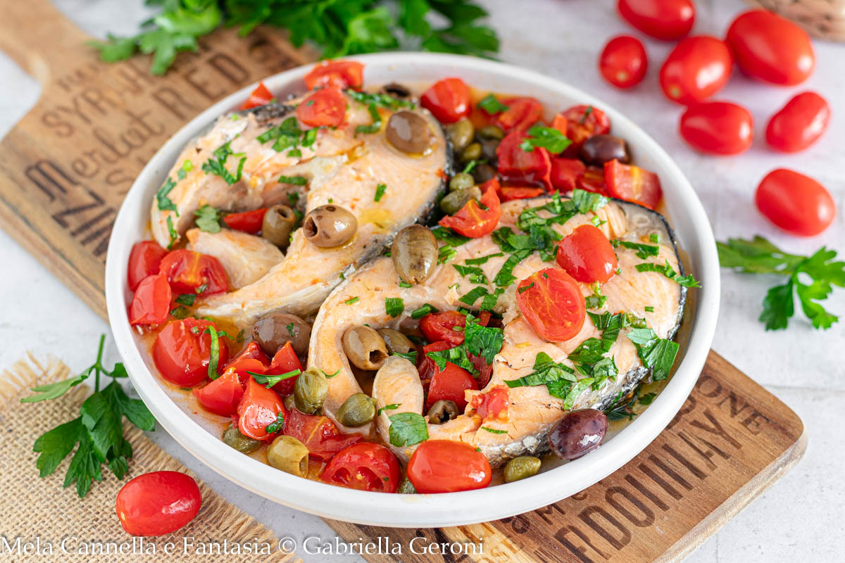 tranci di salmone in padella
