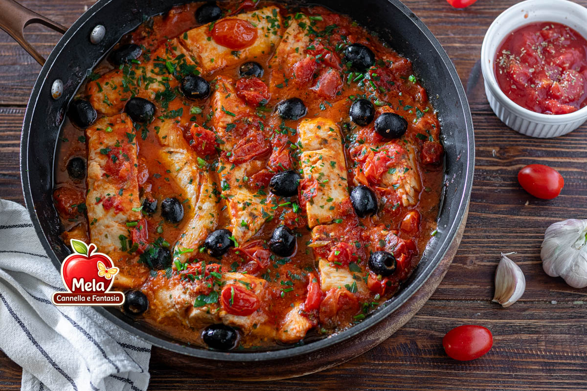pesce persico alla mediterranea in padella