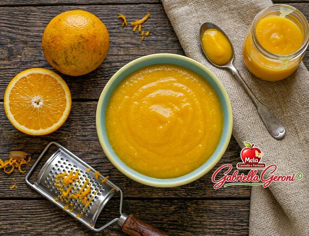 crema all'arancia senza uova e senza latte