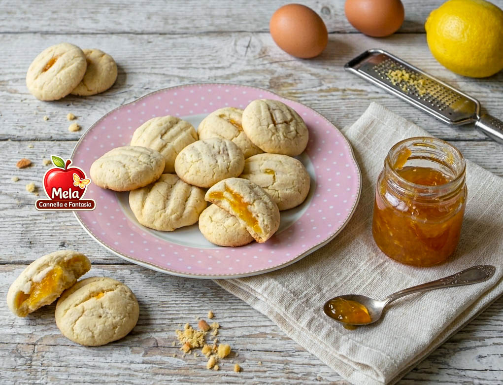 biscottini senza glutine con marmellata